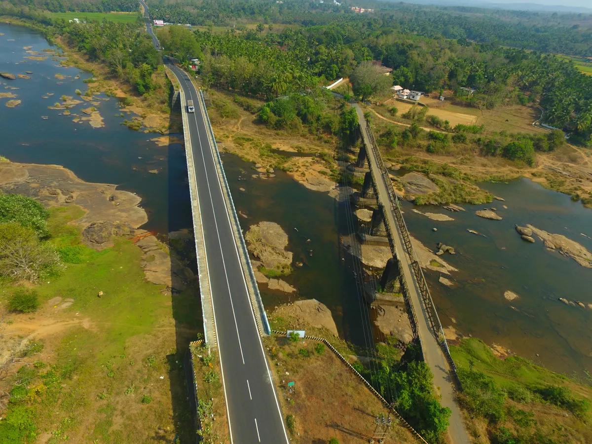 Bridge over the Gayathripuzha near Pazhayannur